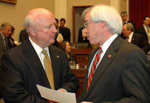 CONGRESSMAN BARROW AND SECRETARY BODMAN